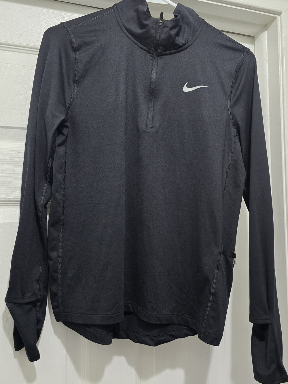 Nike Black Long-Sleeve Dri-FIT Half-Zip Training Top